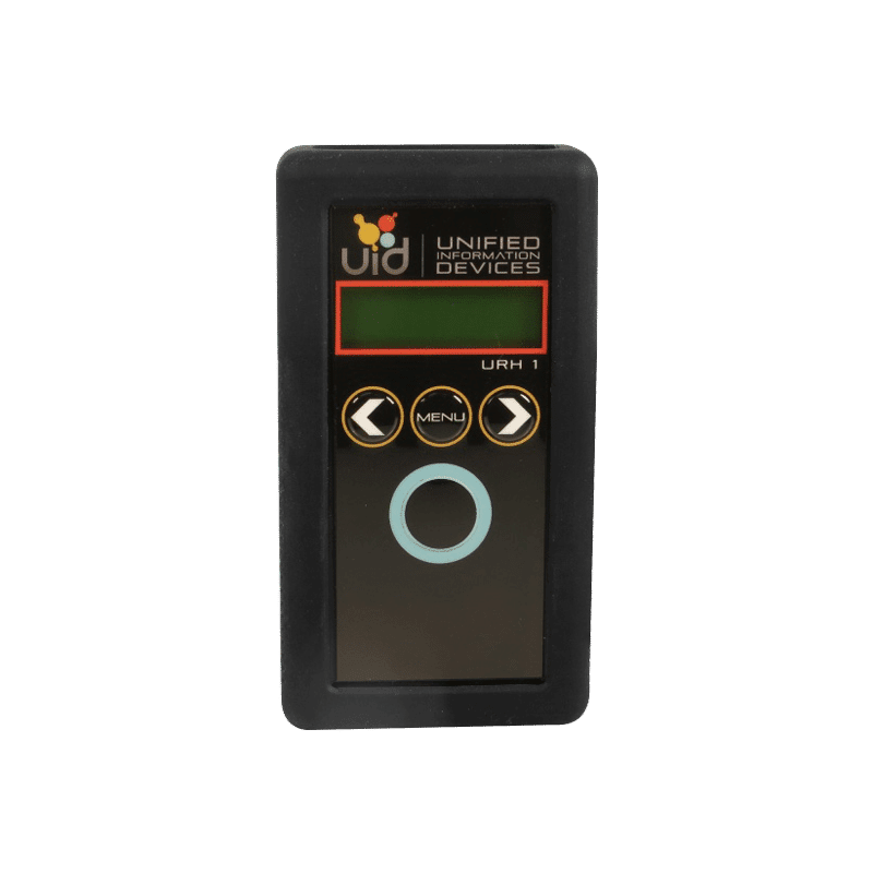 URH_Black_w_reader - Unified Information Devices Handheld RFID Reader